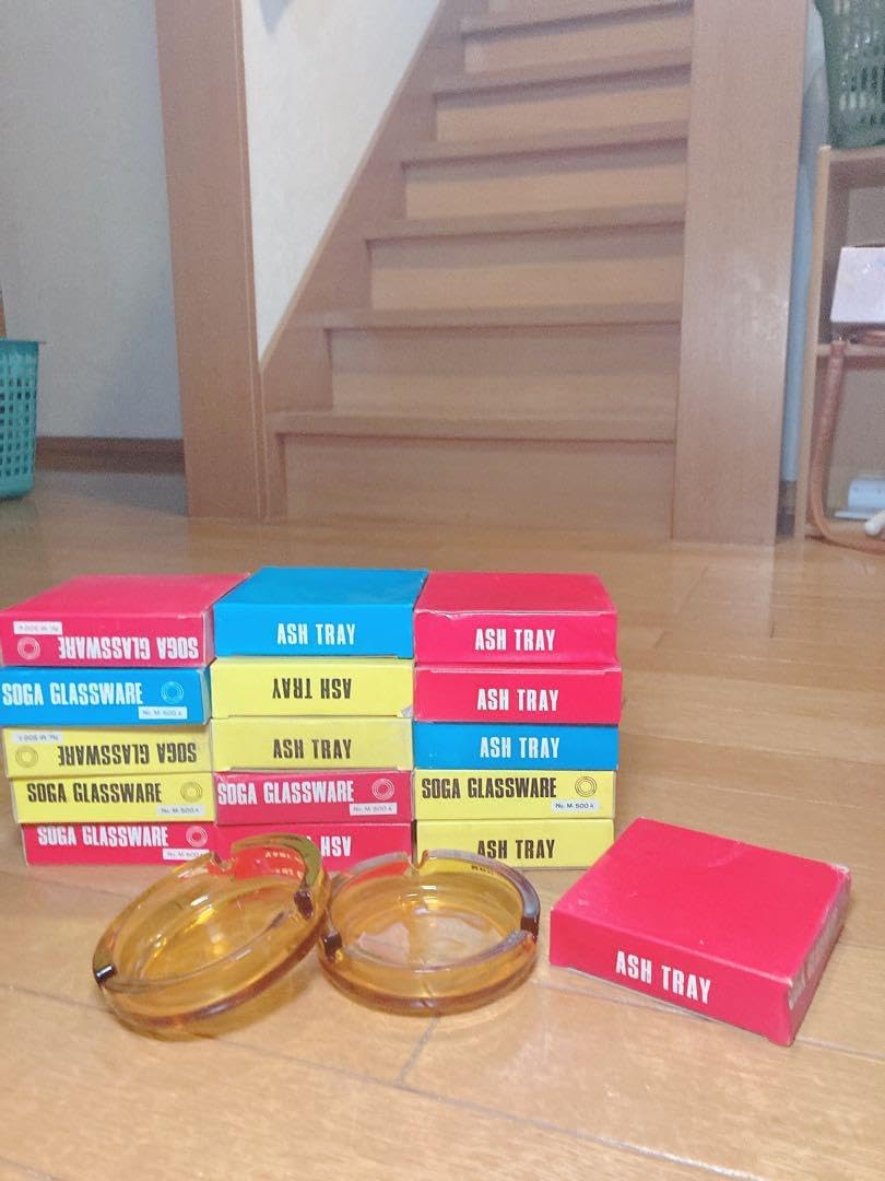 灰皿タバコグッズ鼈甲色まとめ売りSOGA GLASSWARE喫煙グッズ小物置き等 灰皿タバコグッズ鼈甲色まとめ売りSOGA GLASSWARE喫煙グッズ小物